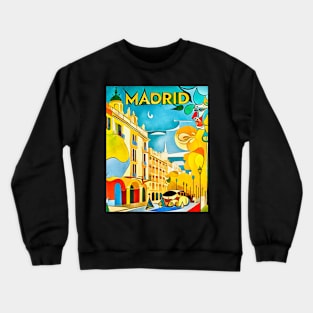 Madrid, globetrotters Crewneck Sweatshirt